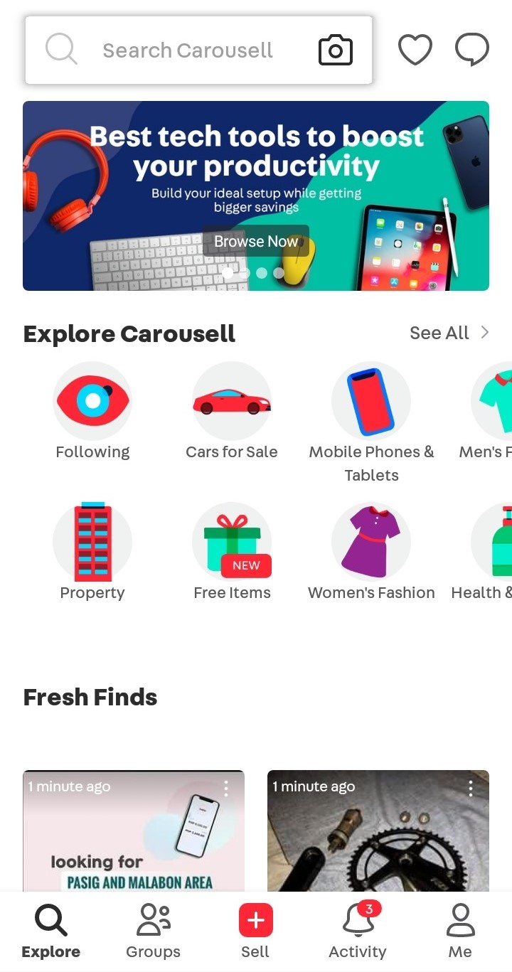 Carousell How the Website-Mobile App Combination Works Carousell Mobile App