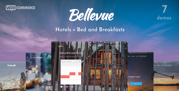 bellevue wordpress hospitality theme sample