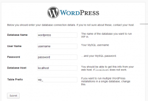WordPress Website Development Configure WordPress Site Information