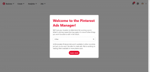 Create Pinterest Ads Pinterest Ads Manager