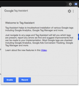 Update Google Analytics Tag Enable Google Tag Assistant