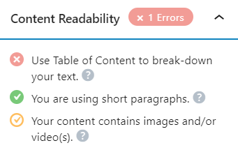 Optimize Content with Rank Math Plugin for WordPress Content Readability