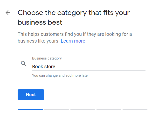 How to Set Up Your Google My Business Account 03 Enter Category of Business