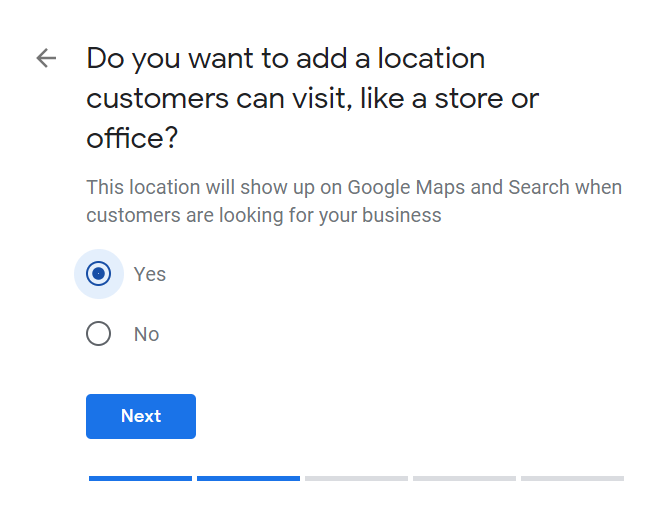 How to Set Up Your Google My Business Account 04 Choose to Show Location or Not