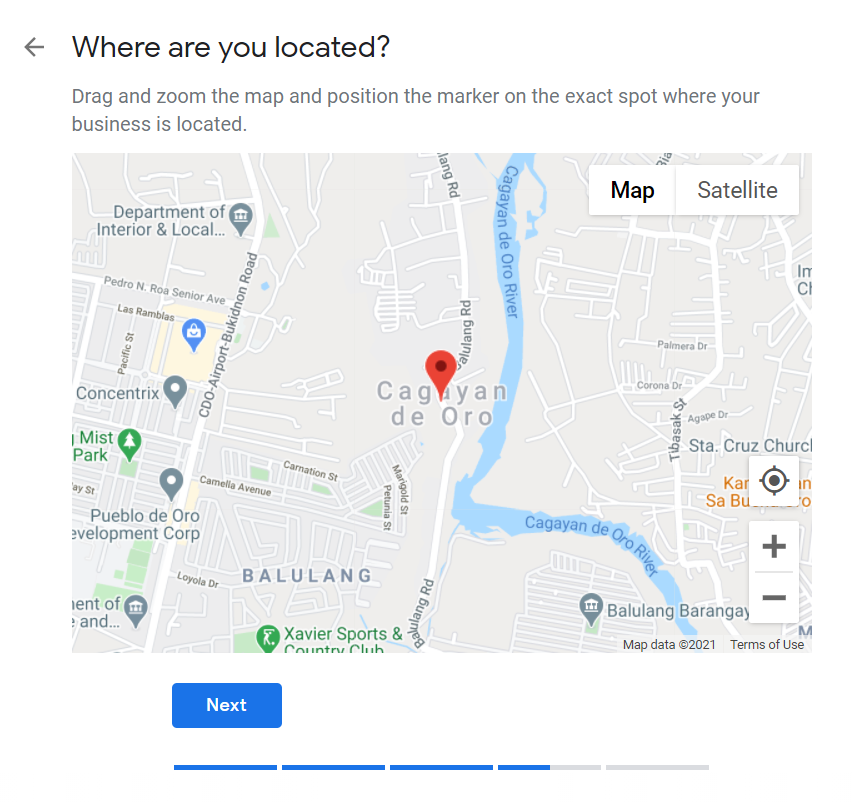 How to Set Up Your Google My Business Account 06 Pin Location on Google Maps