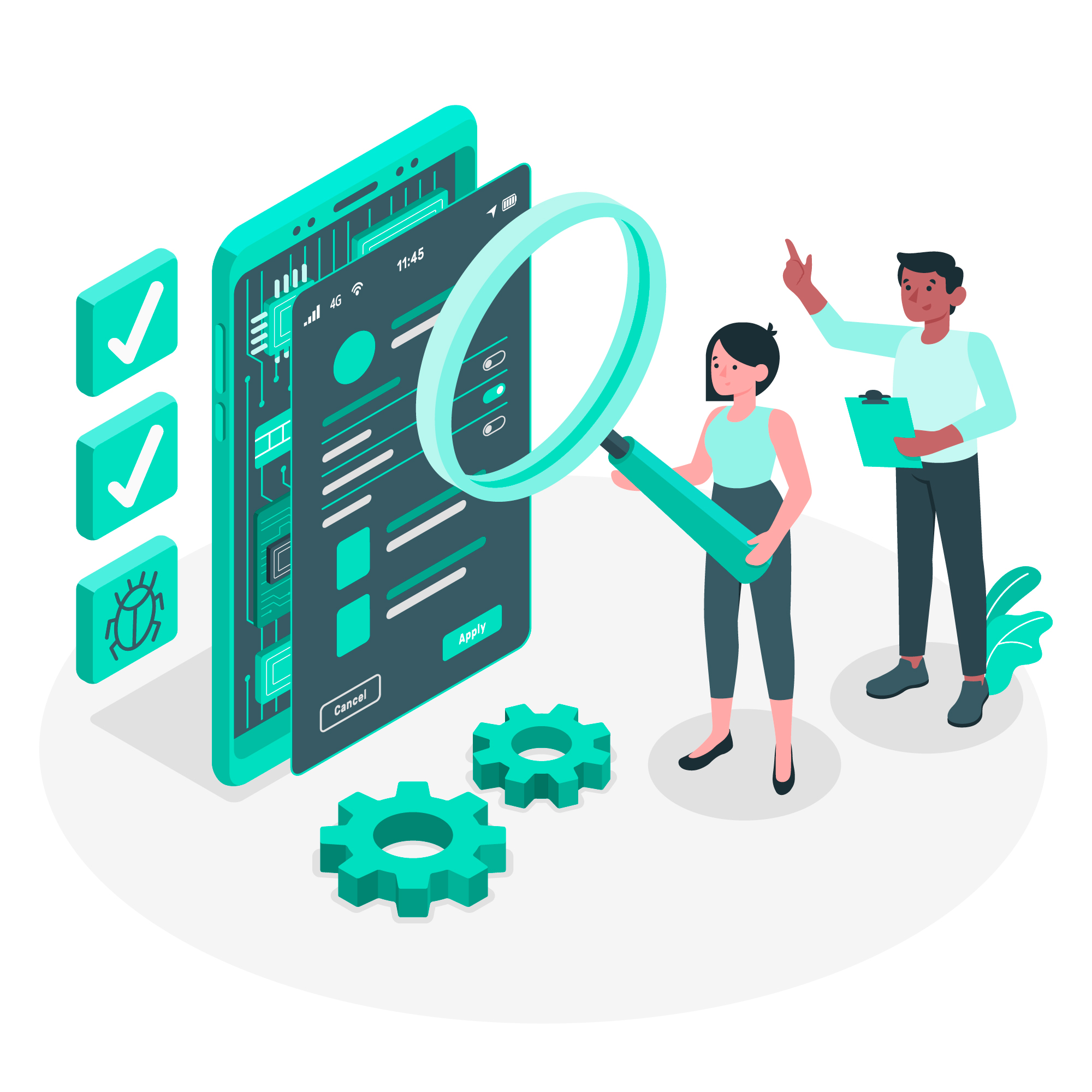 Quality Assurance Tools for Website Checking QA Specialists Checking Website for Errors