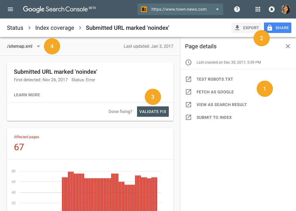 How to Improve SEO Using Google Search Console Search Console Index Coverage Dashboard