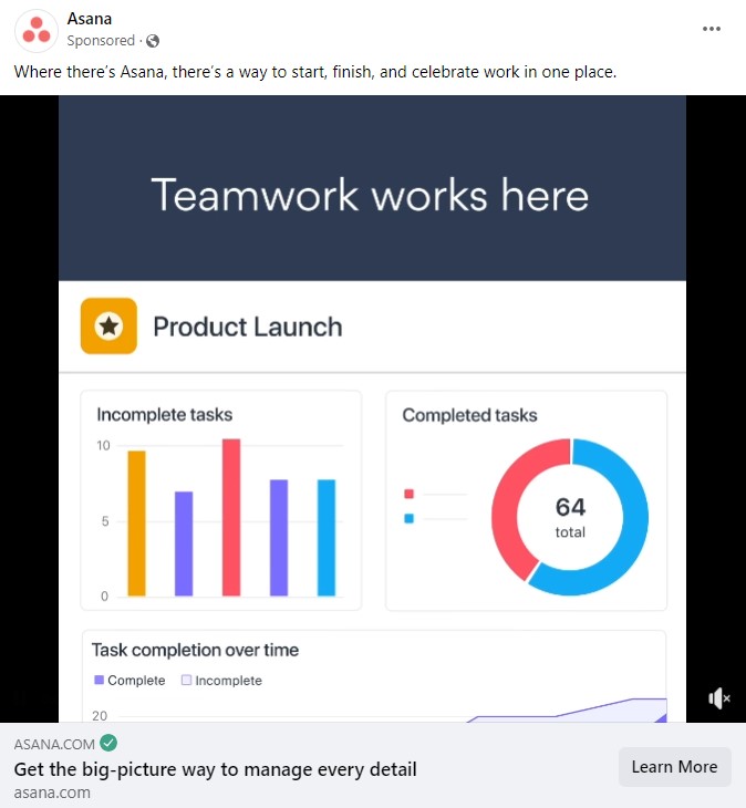 Asana Sponsored