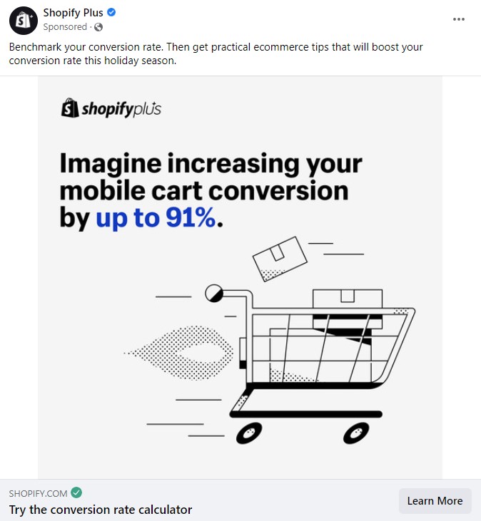 Shopify Ad Copy Sponsored Ad