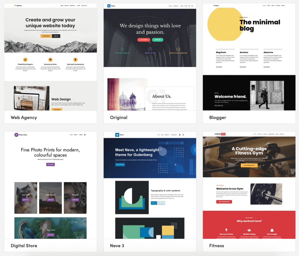 Lightweight WordPress Theme Neve