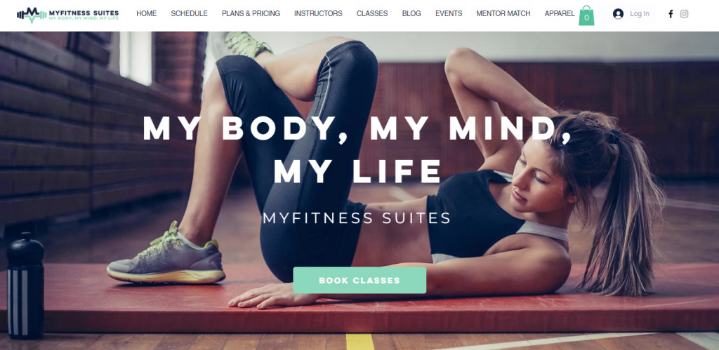 My Fitness Suites Fitness Website development, fitness website developer