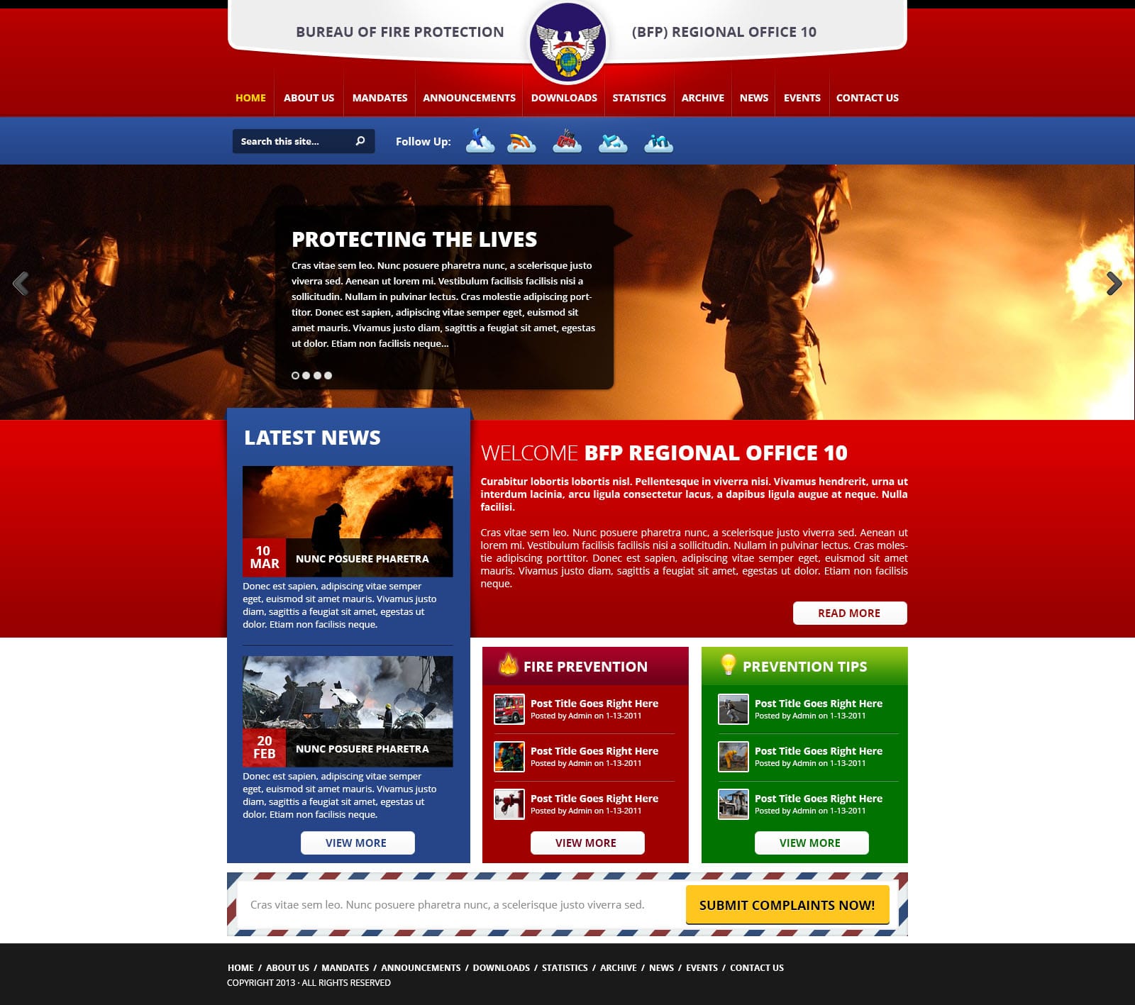 Bureau of Fire Protection Regional Headquarters 10