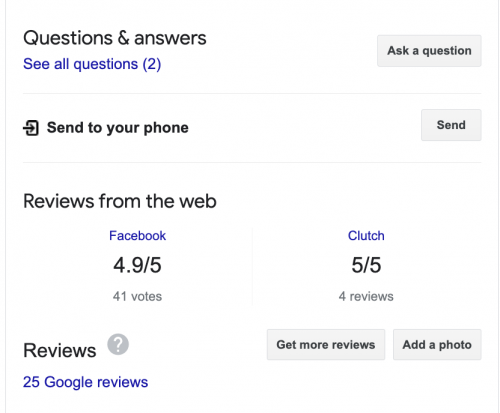Google Places Dashboard Questions & Answers and Reviews