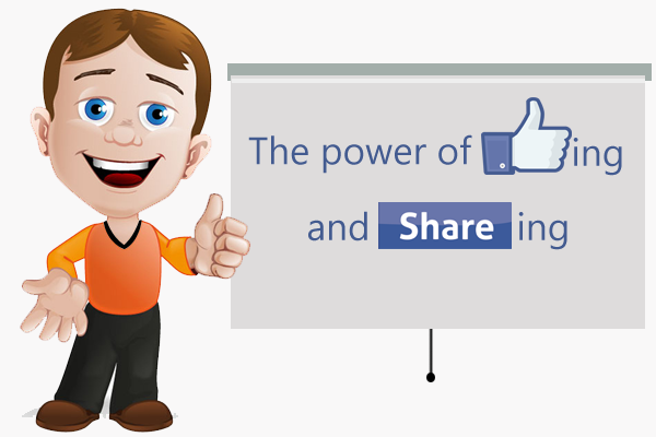 The Power of Facebook Likes and Shares