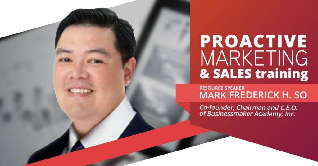 Proactive Marketing And Sales Training