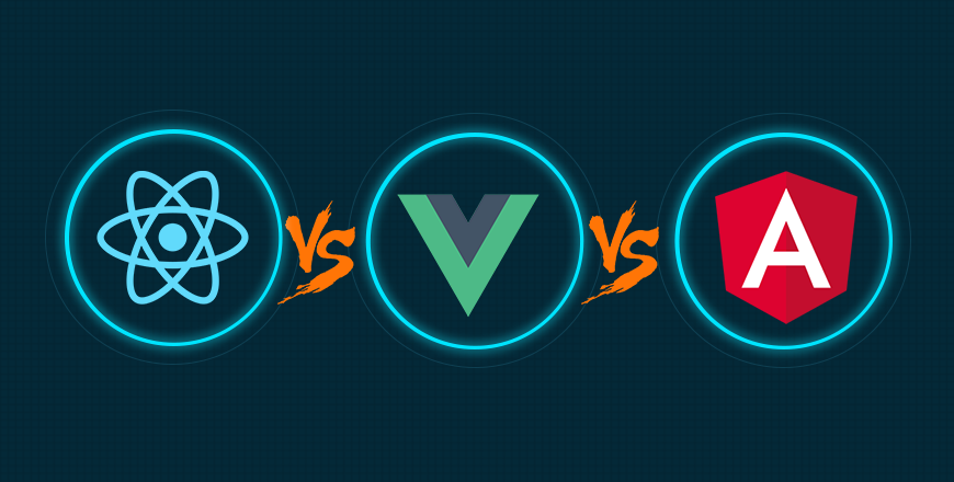Syntactics-ReactJS vs VueJS vs Angular