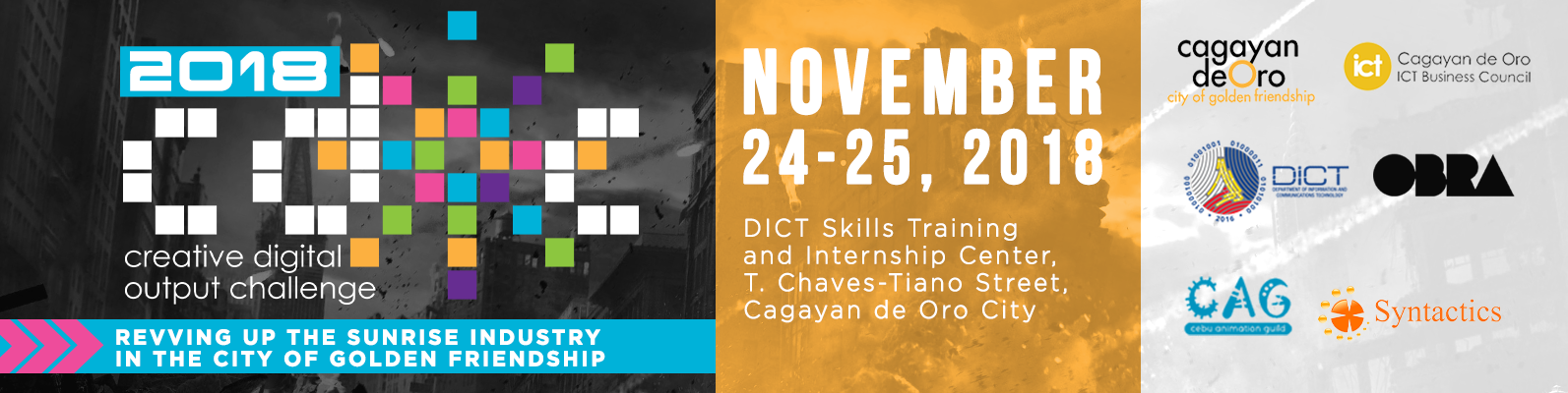 2018 Creative Digital Output Challenge Contest hosted by DICT and sponsored by Syntactics, OBRA, and CAG