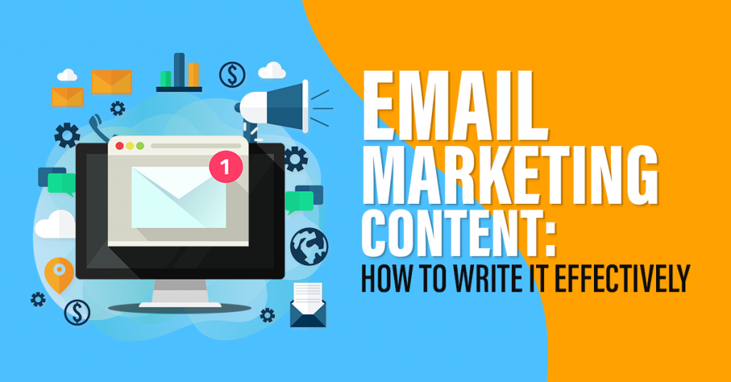 effectively writing email marketing content