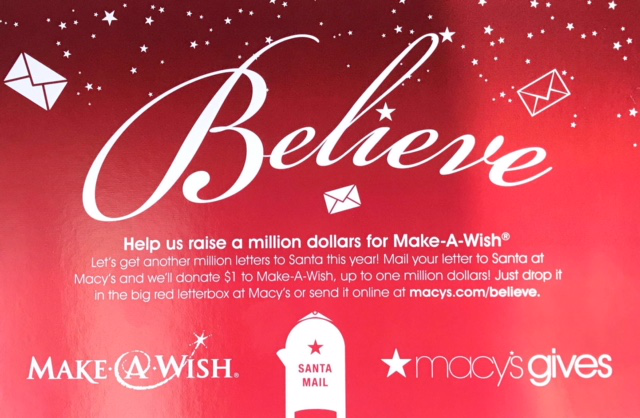 Macys believe postcard flyer as a holiday marketing strategy