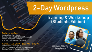 2 day wordpress workshop