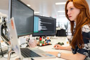 woman software developer