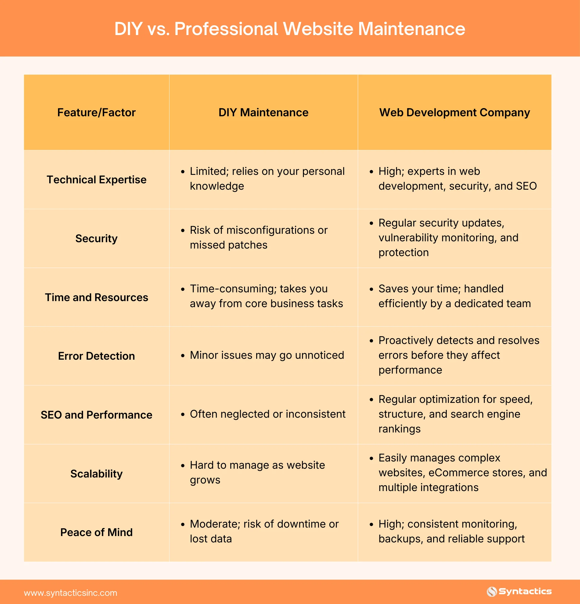 DIY Versus Professional Website Maintenance