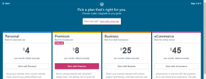 WordPress Website Development Pick a Plan