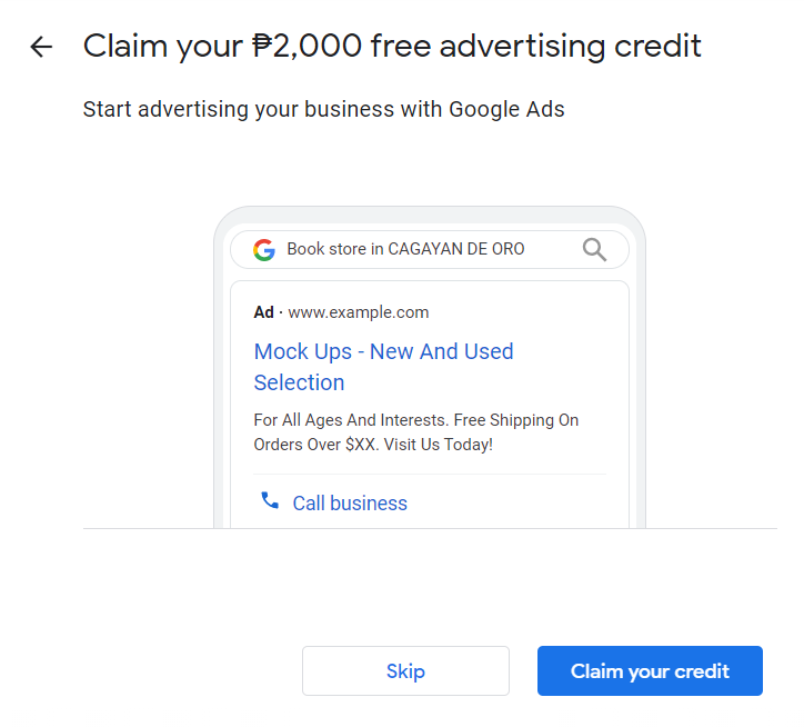 How to Set Up Your Google My Business Account 17 Claim Free Advertising Credit