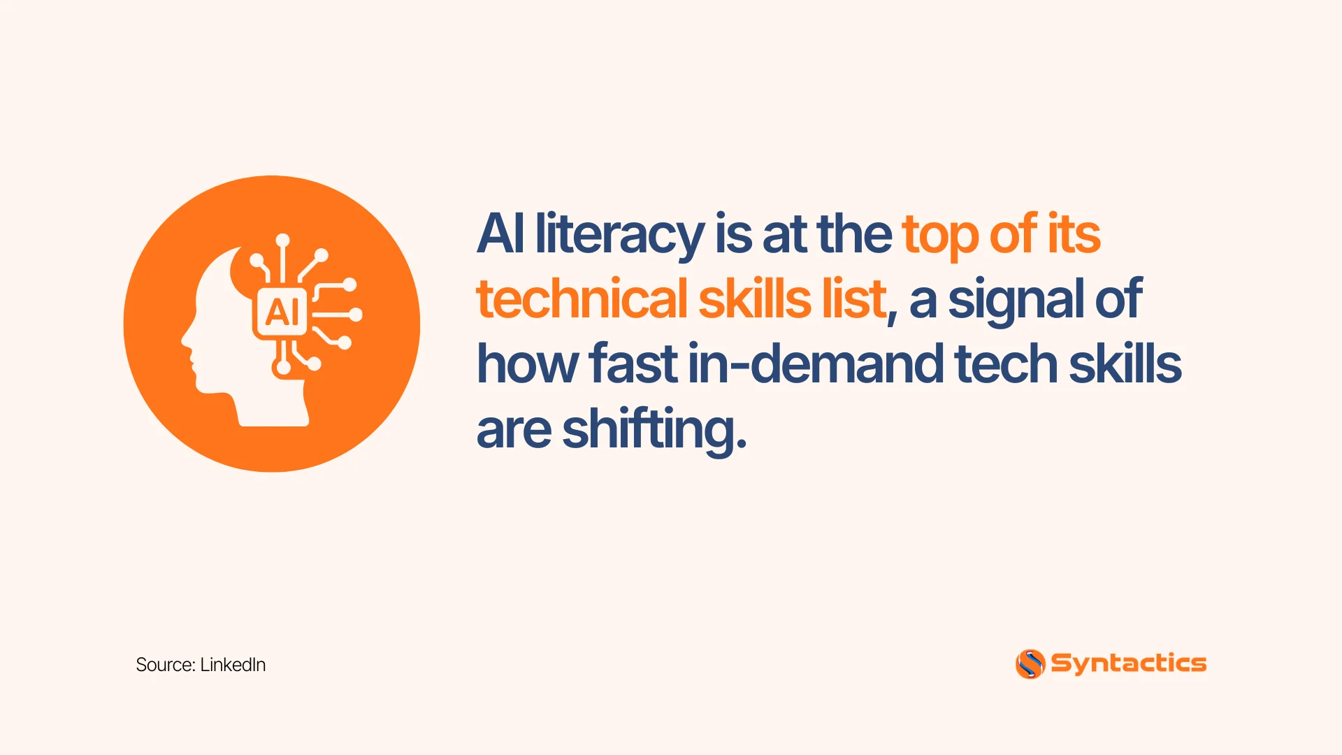 LinkedIn, AI Literacy Is At The Top Of Its Tech Skills