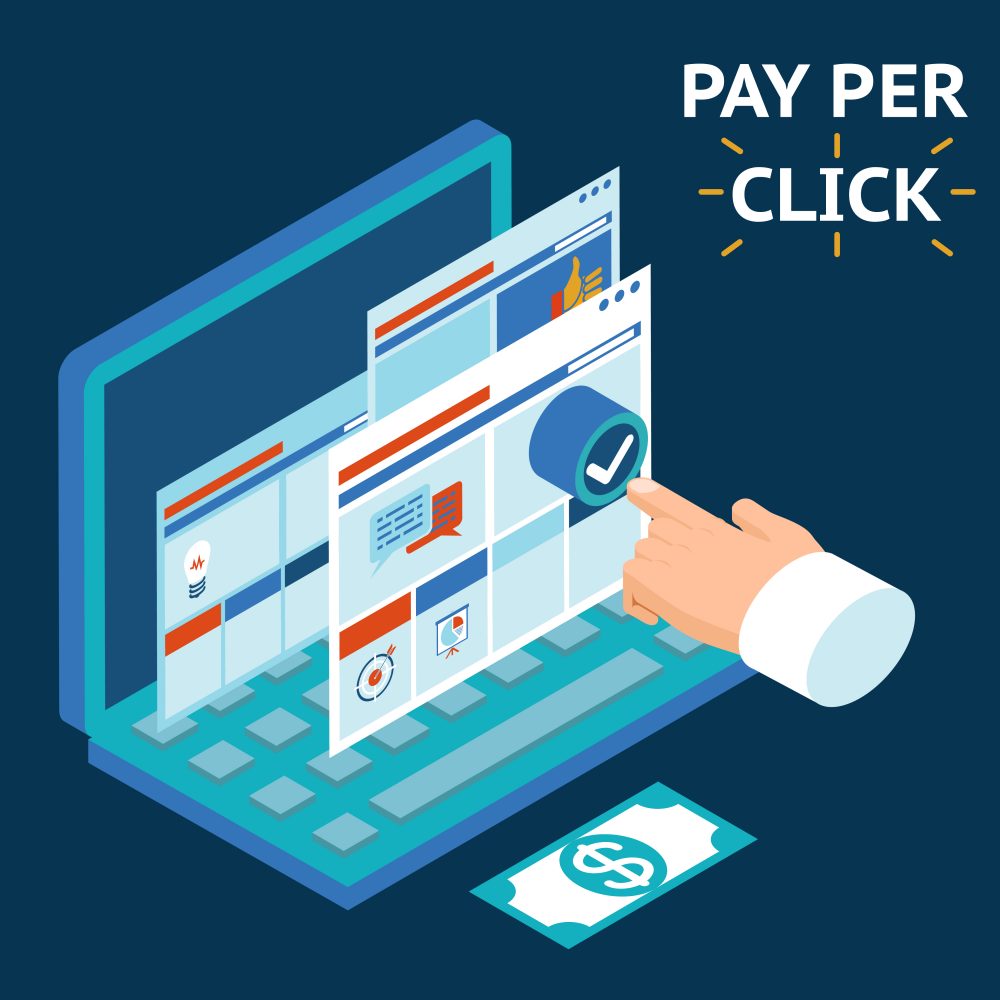 Effective Ways To Improve PPC Campaigns Hand Clicking On Pay Per Click Ad Button