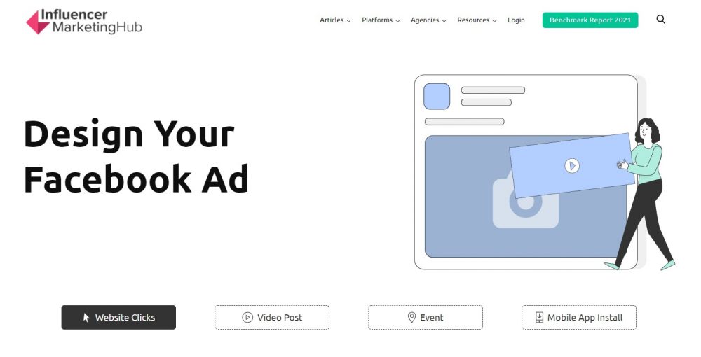 Facebook Advertising Tips Influencer Marketing Hub Facebook Ads Mockup Tool