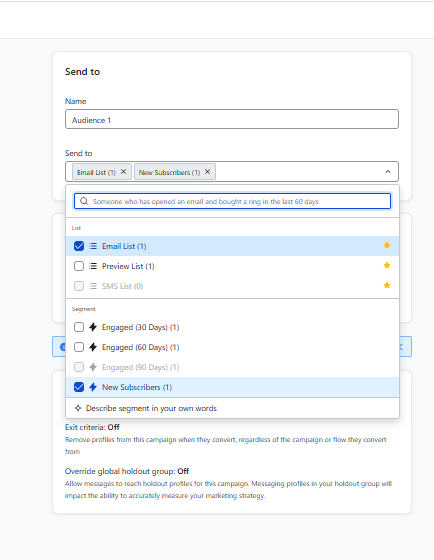 Step 5 Complete Information