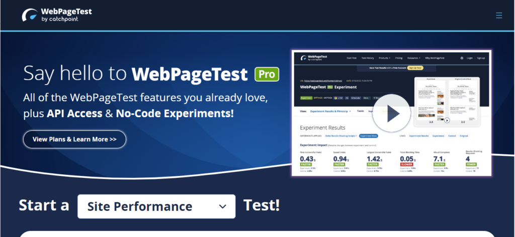 WebPageTest