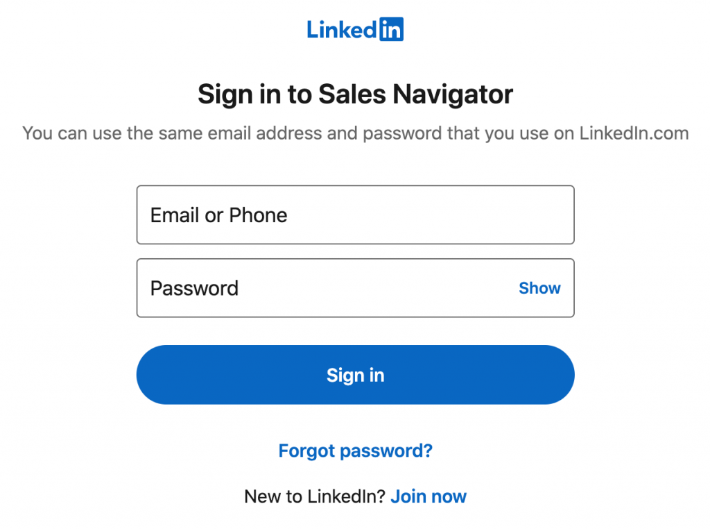 Sign In to LinkedIn Sales Navigator, lead lists