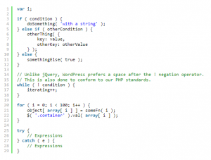 Javascript Coding Standards for WordPress: A Guide - Syntactics Inc.