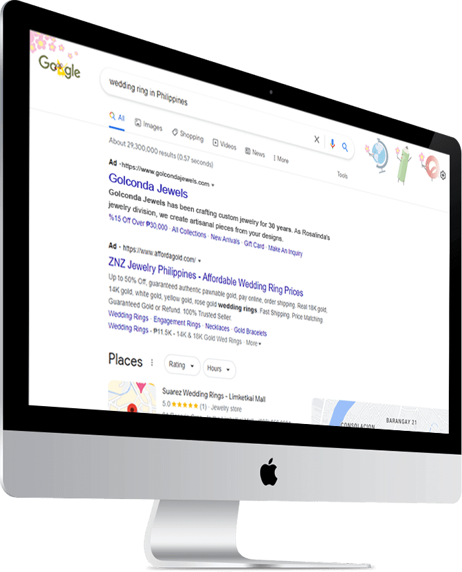 Our PPC Management Services Experts have helped with Golconda
