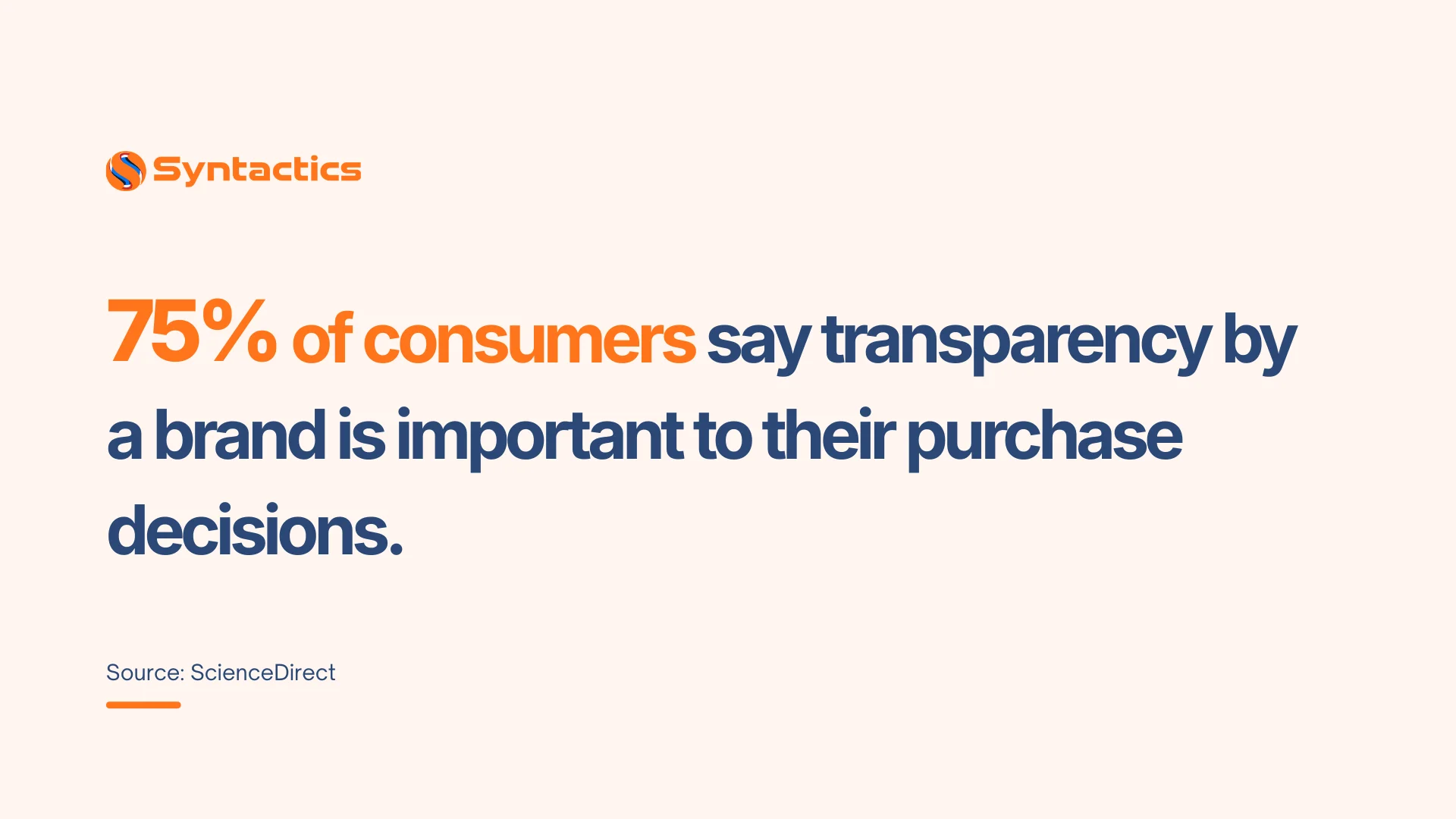ScienceDirect, Consumers Say Transparency By Brand Is Important To Purchase Decisions
