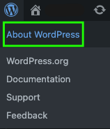 About WP Page, how to update wordpress to latest version
