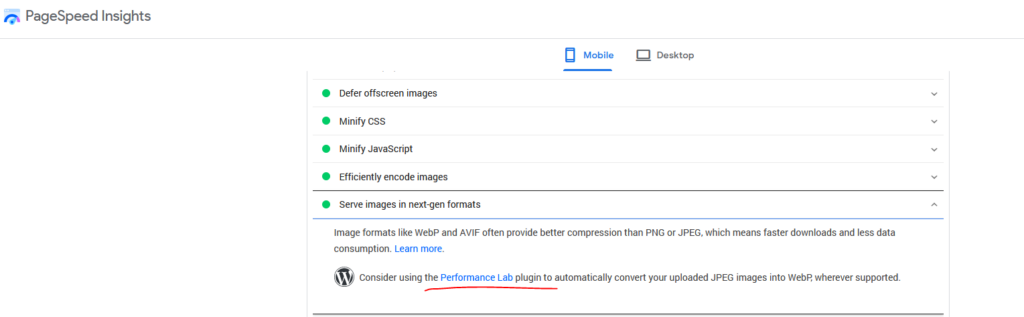 ensure fast loading speed with the right image file formats