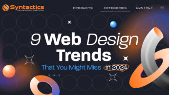 Syntactics DDD - Blog - December 2023 - 9 Web Design Trends That You Might Miss in 2024 (1)