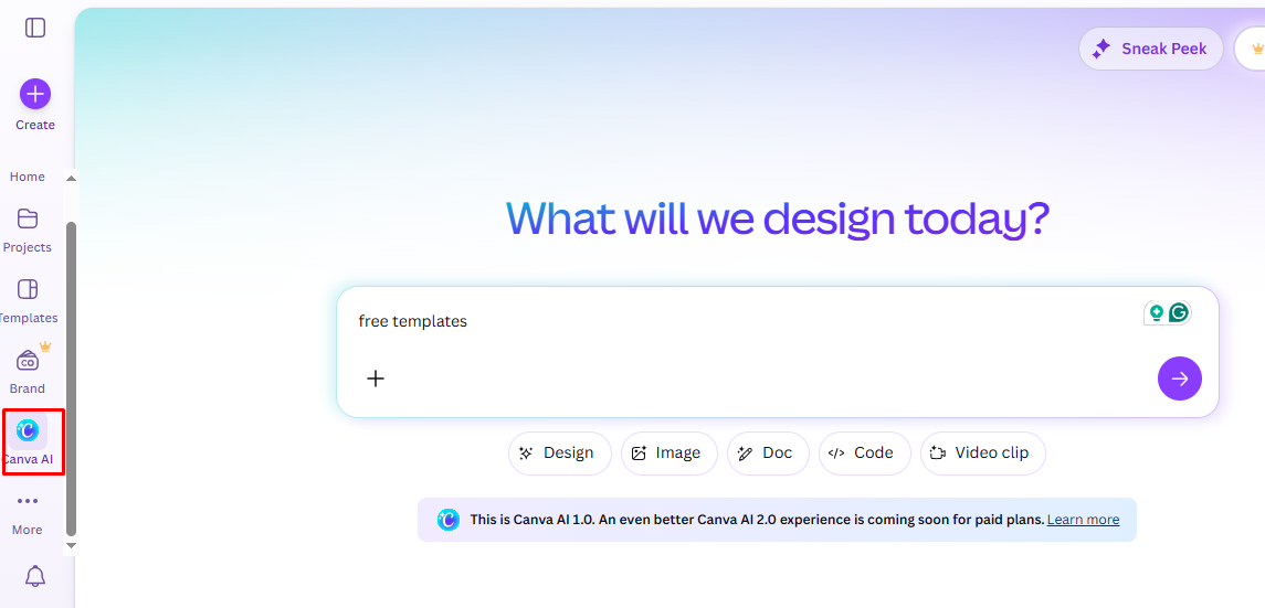 AI In Canva