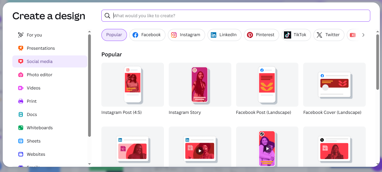 Search For Layout