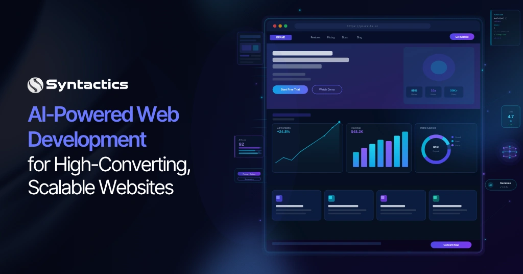 AI Enabled Web Development For High Converting, Scalable Websites